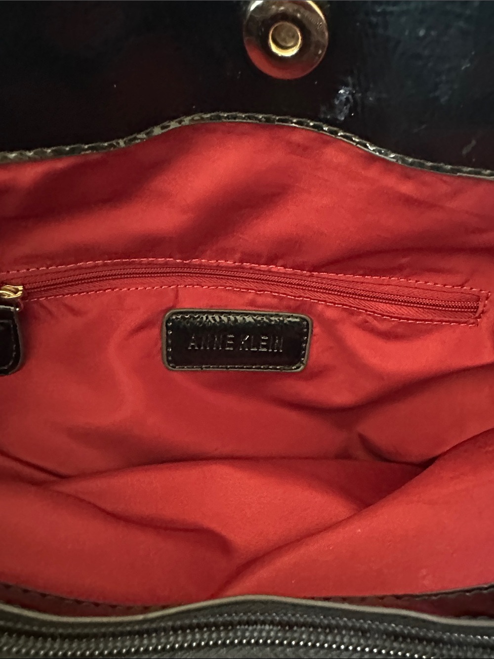 Anne Klein zebra print travel bag - Picture 5 of 8